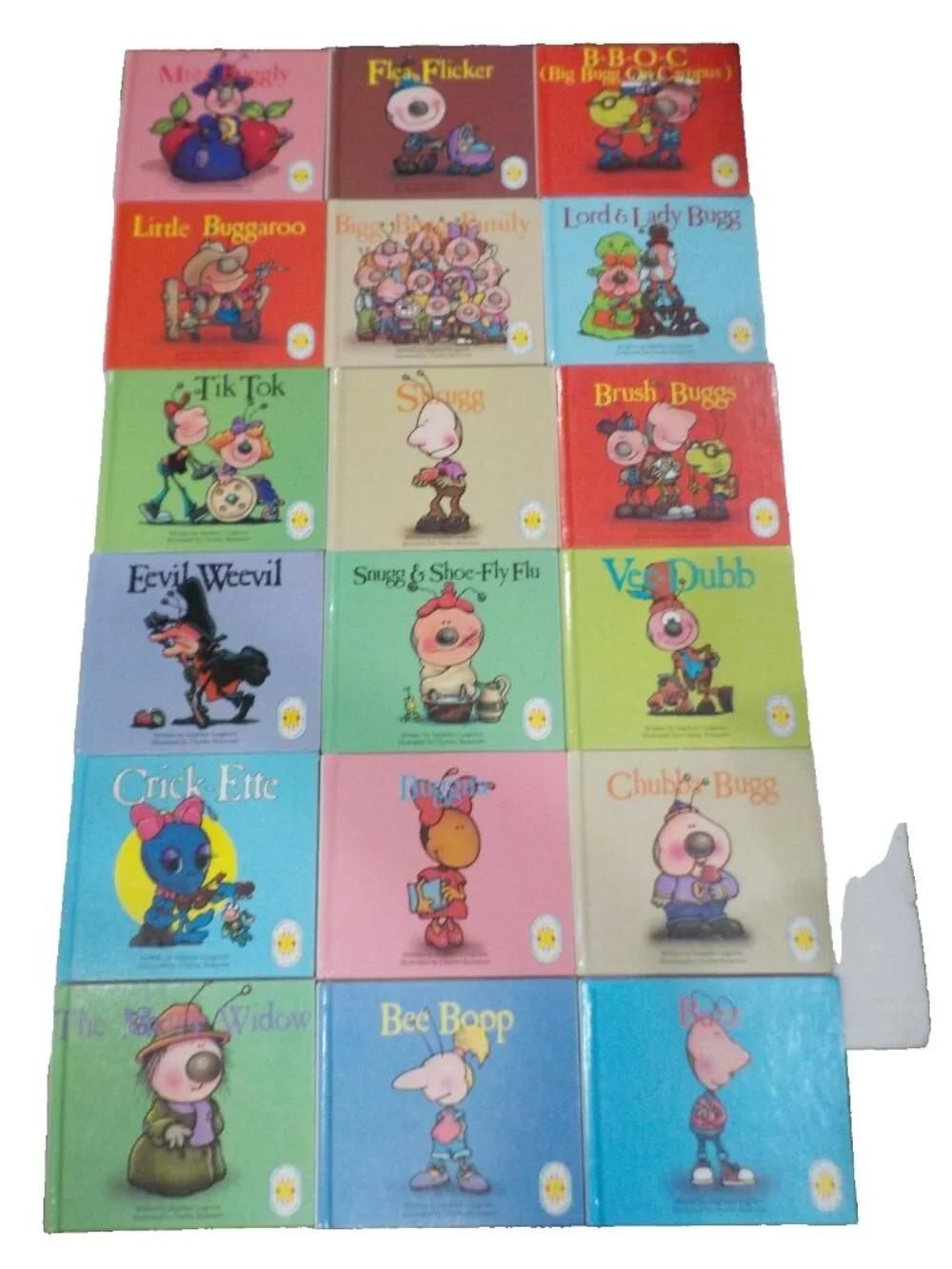 Vintage 1988 Lot of 18 Topsy-Turvy Children's Story Books (36 Stories) Cosgrove